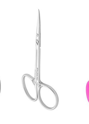 Премиальный сет ножниц для ногтевых мастеров сталекс salon sharp kit (uniq/exclusive) 3 в 1