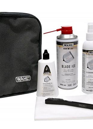 Набор для ухода за лезвиями машинок для стрижки, триммеров wahl blade care set смазка, охлаждение, очистка