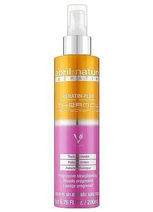 Спрей термозащита для волос abril et nature keratin-plex thermal protector liss 200 мл.