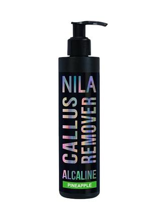 Набір 10+1 лужний засіб для видалення натоптишів nila callus remover ананас 250 мл