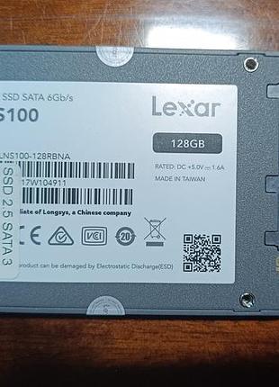 Ssd sata 2.5" 128gb lexar ns100 lns100-128rbna