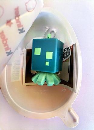Колекційна фігурка спрут восьминіг kinder joy minecraft (майнкрафт)