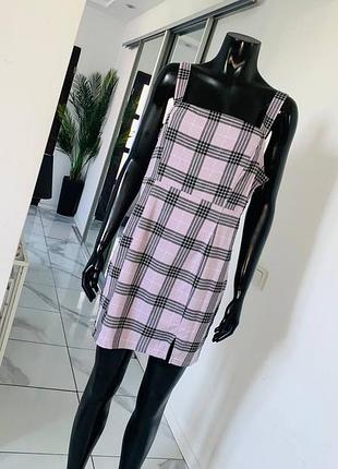 Платье h&m в клетку, размер uk 18 (наш 52-54)