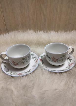 Ніжна чайна пара royal doulton