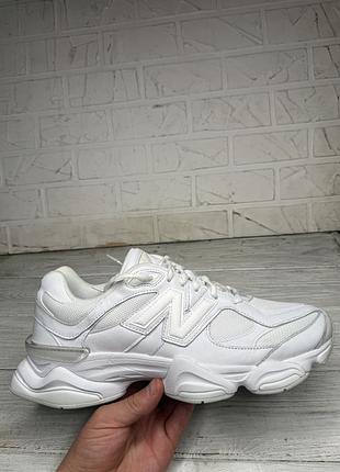 Крутые белые кроссовки new balance 9060 оригинал