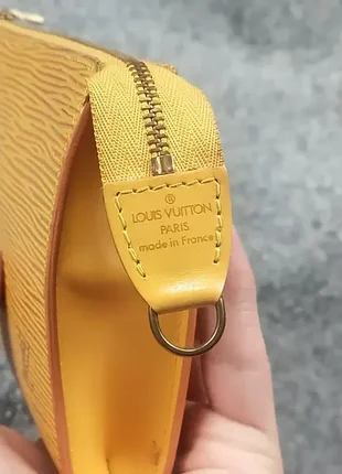 Louis vuitton vintage изна epi pochette женская сумка кросс-боди