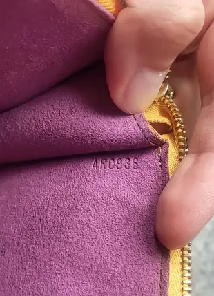 Louis vuitton vintage изна epi pochette женская сумка кросс-боди