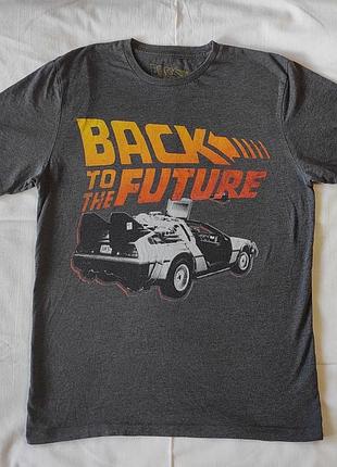 Футболка фильм назад в будущее back to the future назад в майбутнє з машиною часу делориан