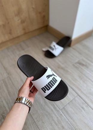 Оригинальн! сша! мягкие мужские тапки puma popcat 20 372279-36 в новом состоянии шлепанцы