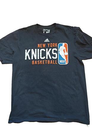 Футболка adidas nba new york knicks чорна , l