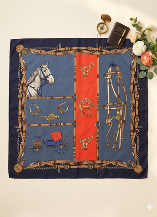 Винтажный шелковый платок gucci