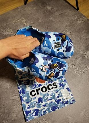 Bape crocs/крокси бейп/bape крокси