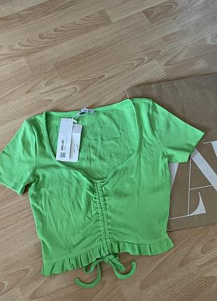 Футболка укороченная zara