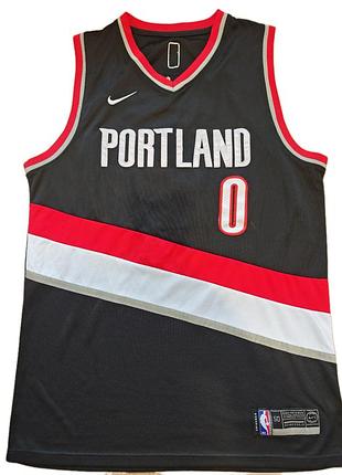 Nike nba portland trail blazers damian lillard #0 джерсі розмір 50