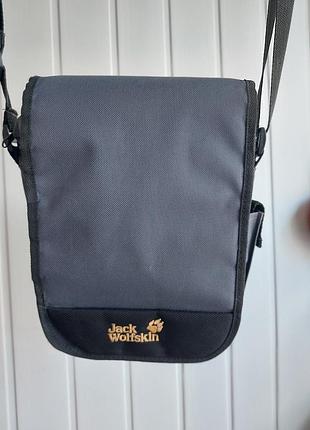 Мужская сумка. jack wolfskin. оригинальная.через плечо, борсетка