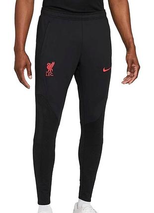 Чоловічі чорні спортивні штани від nike liverpool fc repel розмір s