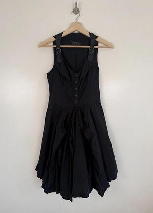 Корсентна сукня allsaints парашут винтаж 🖤 rare archive allsaints spitalfields amikiri parachute dress