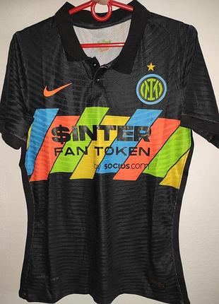 Нова сток спорт ігрова футболка футбольна  nike inter milan третього комплекту сезону 2021/2022 .с-м