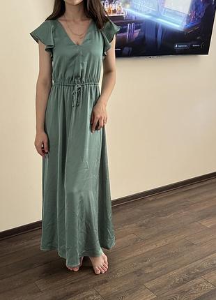 Атласна сукня максі h&m 34 розмір