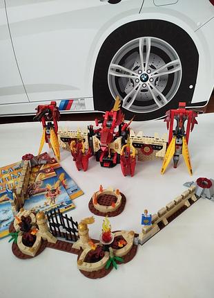 Конструктор lego legends of chima 70146 вогненний літальний храм бомби"