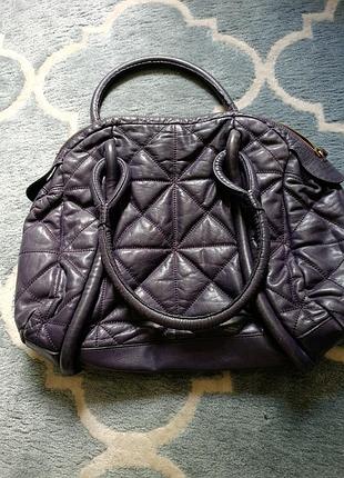 Большая кожаная сумка furla