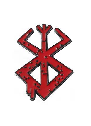 Значок берсерк клеймо жертвы гатс berserk dark fantasy pin бехелит аниме бехерит брошка anime кровавая руна