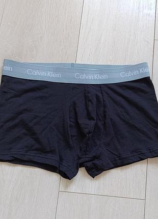 Черные трусы мужские базовые боксерки коттоновые calvin klein m м 10 38 46