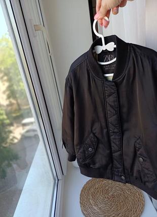 Куртка бомбер zara 6