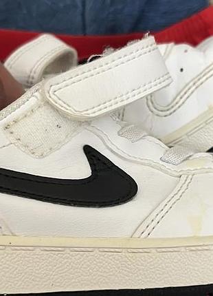 Кросівки дитячі nike court borough low recraft white dv5458-104