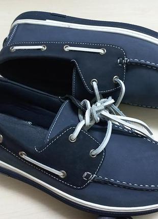 Туфли мокасины кожа муж.45-44.5 р. pavers англии