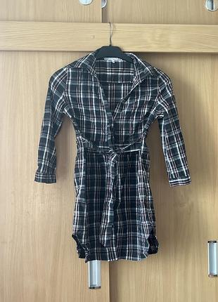 Жіноча туніка в клітинку розмір 34/xs tally waijl
