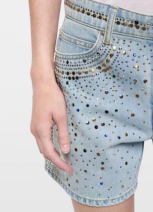 Джинсовые шорты zadig & voltaire