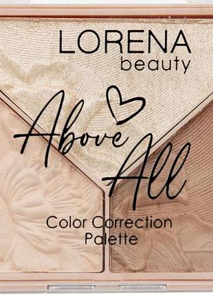 Lorena beauty about all color correction palette 03 палетка для контурингу