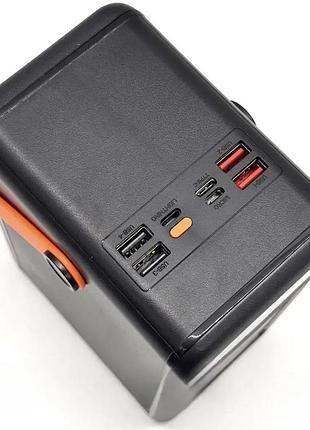 Повербанк ym-641 cx на солнечной батарее с дисплеем power bank ym-641 cx 180000 mah с фонариком