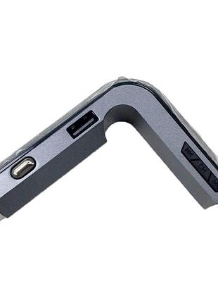 Автомобильный fm модулятор трансмиттер h13bt bluetooth microsd aux usb