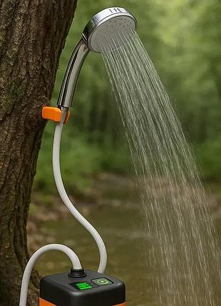 Портативный производный душ с аккумулятором 7800 mah душ портативный outdoor shower 1402