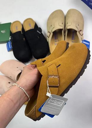 Сабо birkenstock унисекс – стильные тапки birkenstock на каждый день коричневый, 41, 40