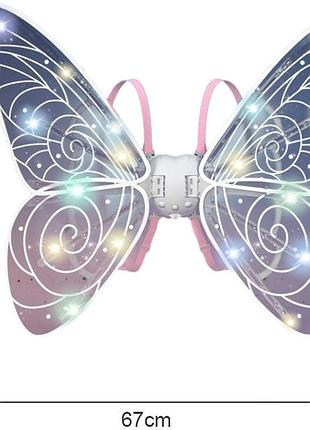 Крылья феи shadow angel led подсветка и движущийся механизм световые led-крылья shadow для создания волшебного образа феи