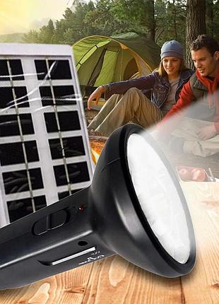 Led светильник на солнечной батарее solar flashlight cl-058 фонарь solar flashlight cl-058