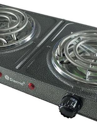 Настольная электроплита domotec ms-5802 на 2 конфорки