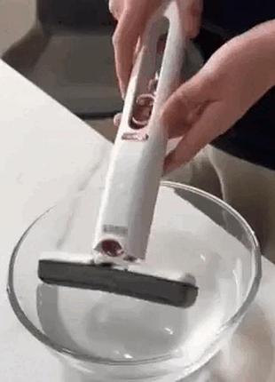 Портативна міні швабра mini mop з автоматичним віджиманням універсальна багатофункціональна складана швабра