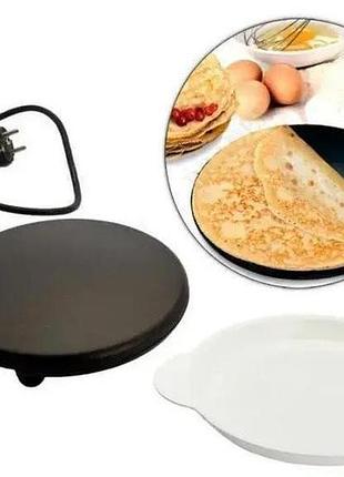 Сковорода для млинців з антипригарним покриттям електроблинниця crepe maker