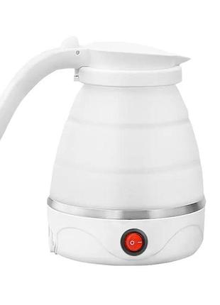Складной электрочайник hoffmans 0,6l 600w hm-2546 компактный и удобный чайник для дома и путешествий