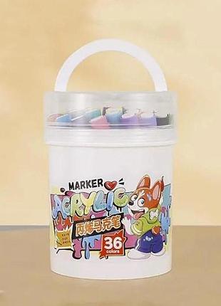 Набор акварельных маркеров 12 шт water color pen 635-12 акварельные маркеры water color pen 635-12