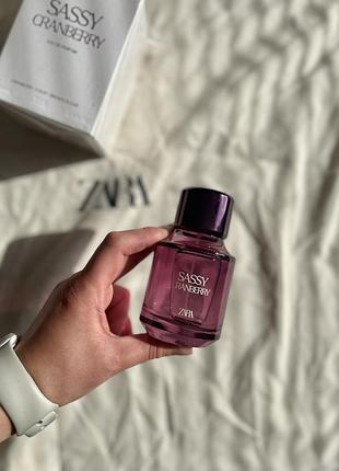 Парфумована вода для жінок zara sassy cranberry 100 ml