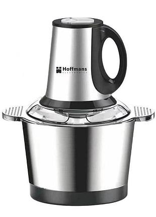 Измельчитель электрический 1800вт hoffmans electronics hm-8829 универсальный чоппер с металлической чашей 3,5 л