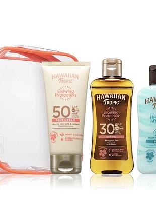 Дорожный набор для загара hawaiian tropic mini trio
