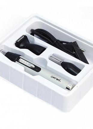 Тример gemei gm-3107 3 в 1 для бороди, брів, вух