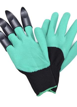 Садові рукавички з кігтями garden gloves ly-557 універсальний інструмент ly-557 для городу