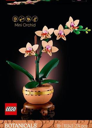 Конструктор lego botanicals мини орхидея 274 детали (10343)
